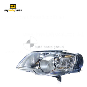 Halogen Electric Adjust Head Lamp Passenger Side OES Suits Volkswagen Passat B6 2006 to 2011