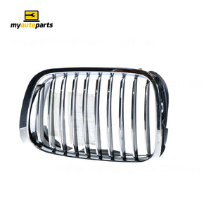 Chrome Grille Passenger Side Certified Suits BMW 3 Series E46 1998 to 2001