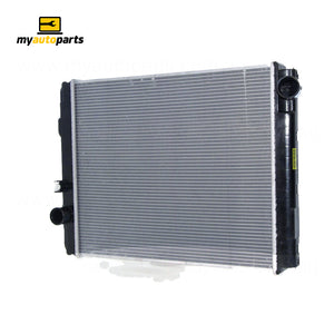 Radiator Aftermarket Suits Mitsubishi Mitsubishi/Fuso Truck FE 2005 to 2021-45 / 45 mm Plastic Aluminium 525 x 438 x 48 mm Manual