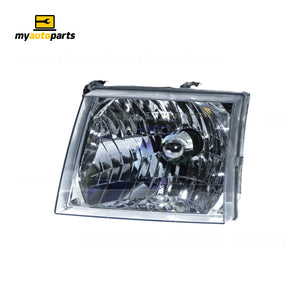Halogen Manual Adjust Head Lamp Passenger Side Certified Suits Ford Courier PG/PH 2002 to 2006