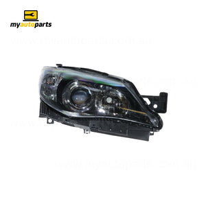 Black Head Lamp Drivers Side Certified suits Subaru Impreza/WRX/STi 2007 to 2014