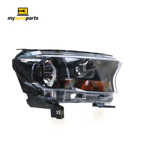 Halogen Electric Adjust Head Lamp Drivers Side Genuine Suits Ford Ranger XL Plus PX 2015 to 2018