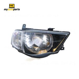 Head Lamp Drivers Side Certified Suits Mitsubishi Triton MN 2009 to 2015
