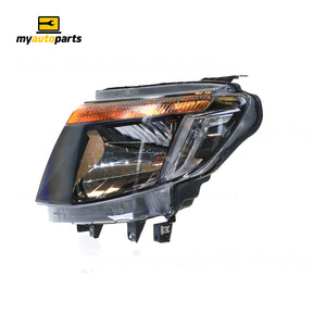 Halogen Head Lamp Passenger Side Certified Suits Ford Ranger PX 2011 to 2015