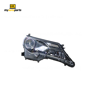 Halogen Head Lamp Drivers Side Certified Suits Toyota RAV4 GX 2012 to 2015