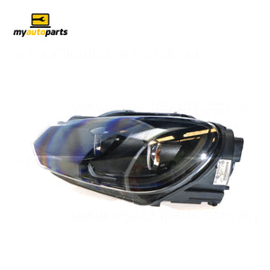Xenon Black Head Lamp Passenger Side Genuine Suits Volkswagen Golf R MK 6 6/2010 to 3/2013
