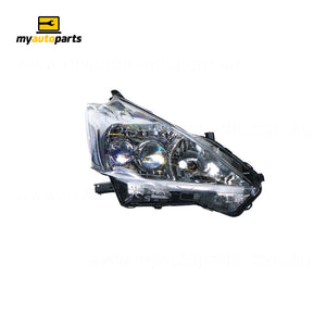 LED Head Lamp Drivers Side Genuine Suits Toyota Prius-V i-Tech ZVW40R 2013 to 2015