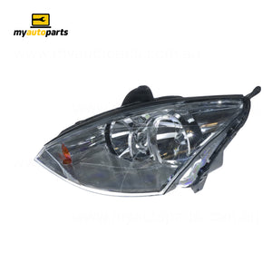 Halogen Manual Adjust Head Lamp Passenger Side Certified Suits Ford Focus LR 2002 to 2004