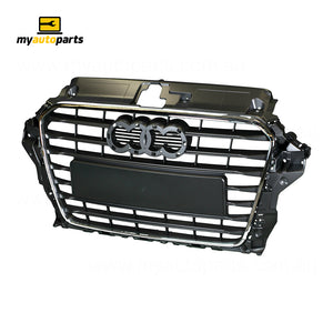 Grey Grille Aftermarket Suits Audi A3 8V Hatch 2013 to 2016