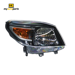 Halogen Manual Adjust Head Lamp Drivers Side Certified Suits Ford Ranger PK 2009 to 2011