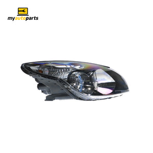 Black Head Lamp Drivers Side Genuine Suits Hyundai i30 FD 4/2010 to 4/2012