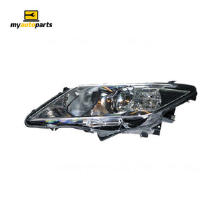 Halogen Head Lamp Passenger Side Genuine Suits Toyota Aurion GSV50R 2012 to 2017