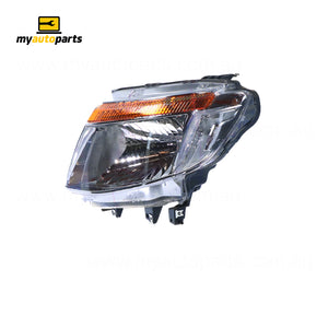 Chrome Head Lamp Passenger Side Certified Suits Ford Ranger Wildtrak PX 2011 to 2015