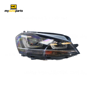 Head Lamp Drivers Side Genuine Suits Volkswagen Golf MK 7 2015 to 2017
