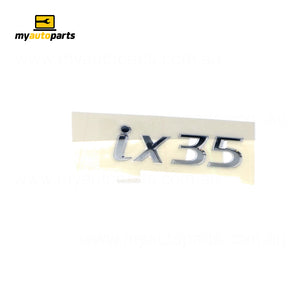 Tail Gate Emblem Genuine Suits Hyundai ix35 LM 2010 to 2013