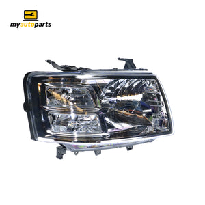 Head Lamp Drivers Side Certified Suits Ford Ranger PJ 2006 to 2009