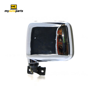 Chrome Door Mirror Passenger Side Aftermarket Suits Holden Rodeo TF 1988 to 2003