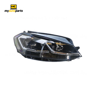 LED Head Lamp Drivers Side Genuine Suits Volkswagen Golf MK 7 2017 On