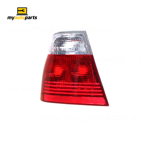 Tail Lamp Clear/Red Passenger Side Certified Suits BMW 3 Series E46 Sedan 9/1998 to 9/2001