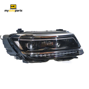 LED Head Lamp Drivers Side Genuine Suits Volkswagen Tiguan ALLSPACE 2018 to 2021