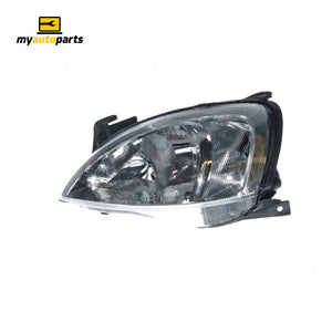 Head Lamp Passenger Side Certified Suits Holden Barina SXi XC 2001 to 2005