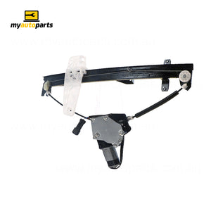 Electric With Motor Front Door Window Regulator Drivers Side Aftermarket Suits Jeep Grand Cherokee WG 2000 to 2005