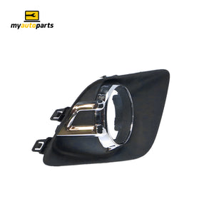 Chrome Front Bar Grille With Fog Light Mount Drivers Side Aftermarket Suits Mitsubishi ASX XA 7/2010 to 9/2012