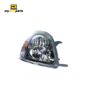 Head Lamp Drivers Side Certified Suits Toyota Echo NCP10R/NCP13R 1999 to 2002