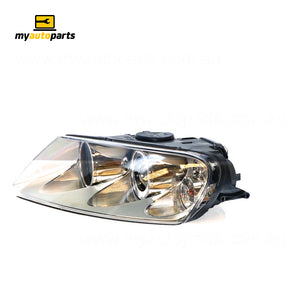 Halogen Head Lamp Passenger Side OES Suits Volkswagen Touareg 7L 2003 to 2007