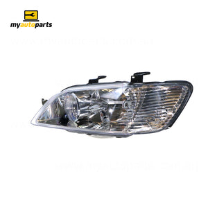 Head Lamp Passenger Side Aftermarket Suits Mitsubishi Lancer CG 2002 to 2003