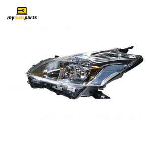 LED Head Lamp Passenger Side Genuine Suits Toyota Prius-V i-Tech ZVW40R 2013 to 2015