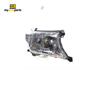 Head Lamp Drivers Side Certified suits Toyota Landcruiser 200 Series 2007 to 2015