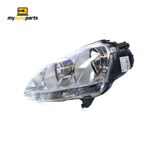 Chrome Head Lamp Passenger Side OES suits Volkswagen Golf/Jetta 2004 to 2011