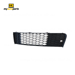 Front Bar Grille Passenger Side Genuine Suits Audi Q7 4L 11/2009 to 9/2015 (Suits One Piece Front Bumper)