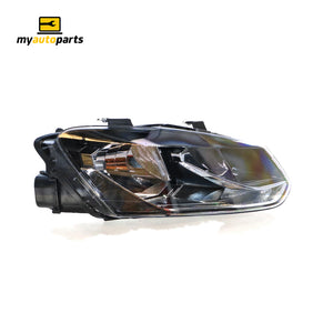 Halogen Head Lamp Drivers Side Certified Suits Volkswagen Polo 6R 2014 to 2018