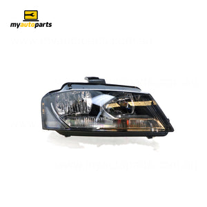 Head Lamp Drivers Side OES Suits Audi A3 8P 2008 to 2014