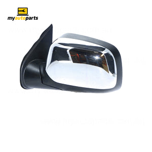 Chrome Door Mirror Passenger Side Aftermarket Suits Holden Rodeo RA 2003 to 2008
