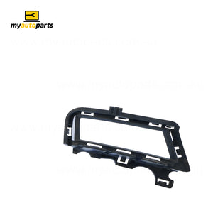 Chrome Upper Front Bar Grille With Fog Light Mount Drivers Side Genuine Suits Volkswagen Golf MK 7 4/2013 to 7/2017