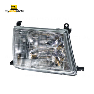 Head Lamp Drivers Side Certified Suits Toyota Landcruiser 100 Series 1998 to 2005