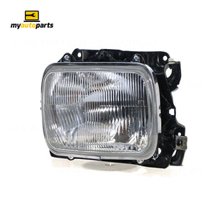 Halogen Manual Adjust Head Lamp Passenger Side Aftermarket Suits Holden Rodeo TF 1988 to 2003