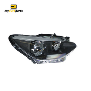 Halogen Manual Adjust Head Lamp Drivers Side OES Suits BMW 1 Series F20 2011 to 2016