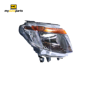 Chrome Head Lamp Drivers Side Certified Suits Ford Ranger Wildtrak PX 2011 to 2015