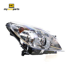 Chrome Head Lamp Drivers Side Certified Suits Holden Astra AH 11/2006 to 8/2009