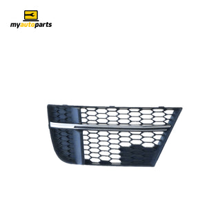 Black/Chrome Front Bar Grille Passenger Side Genuine Suits Audi S3 8V 5/2016 On