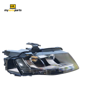 Halogen Head Lamp Drivers Side Certified Suits Audi A4 B8 4/2008 to 5/2012