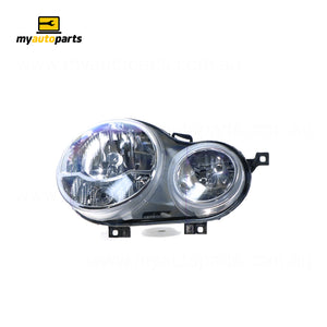 Halogen Electric Adjust Head Lamp Drivers Side Certified Suits Volkswagen Polo 9N 2002 to 2005