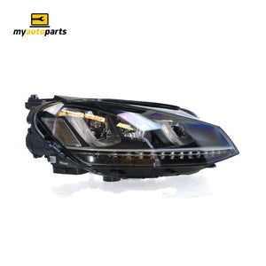 Xenon Head Lamp Drivers Side Genuine Suits Volkswagen Golf R MK 7 4/2014 to 7/2017