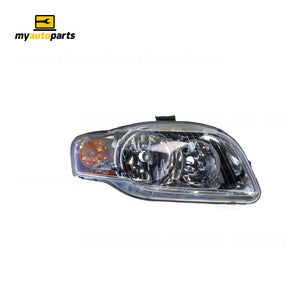 Halogen Head Lamp Drivers Side Certified Suits Audi A4 B7 Sedan/Wagon 2005 to 2008