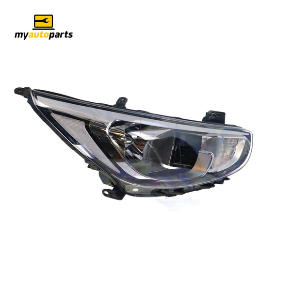 Head Lamp Drivers Side Genuine Suits Hyundai Accent RB 2013 to 2017