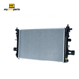 Radiator 34 / 34 mm Plastic Aluminium 600 x 368 x 26 mm Automatic 1.8 L Z18 Aftermarket Suits Holden Astra AH 2004 to 2009